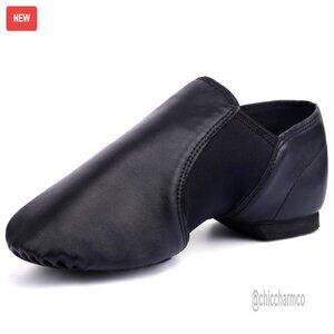 Unisex Jazz Dance Shoes PU Leather Split Sole Size 8.5 Women/8 Men
